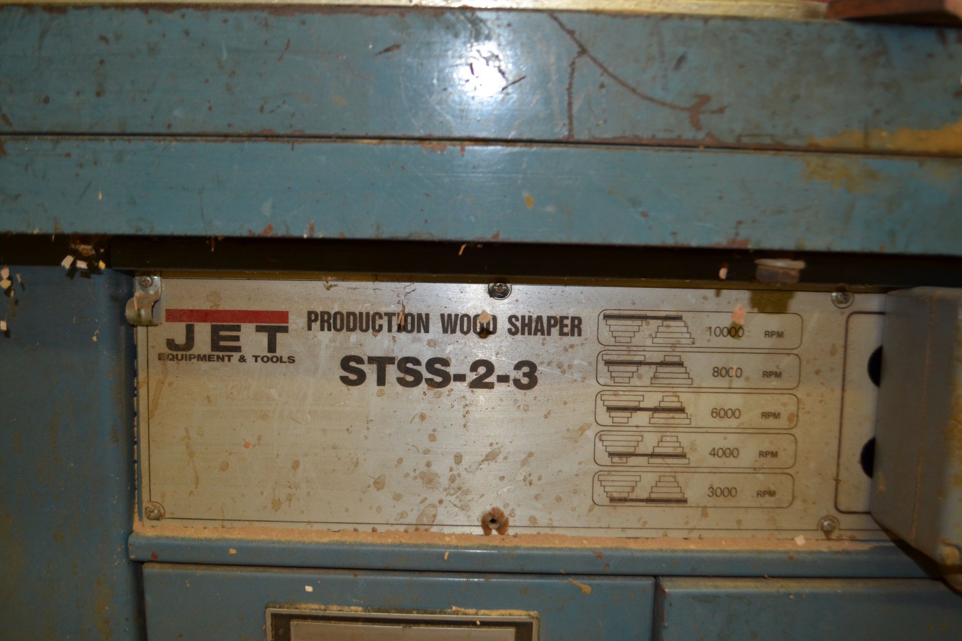 Jet STSS-2-3 Sliding Table Wood Shaper 7.5HP/3PH - Image 2 of 3
