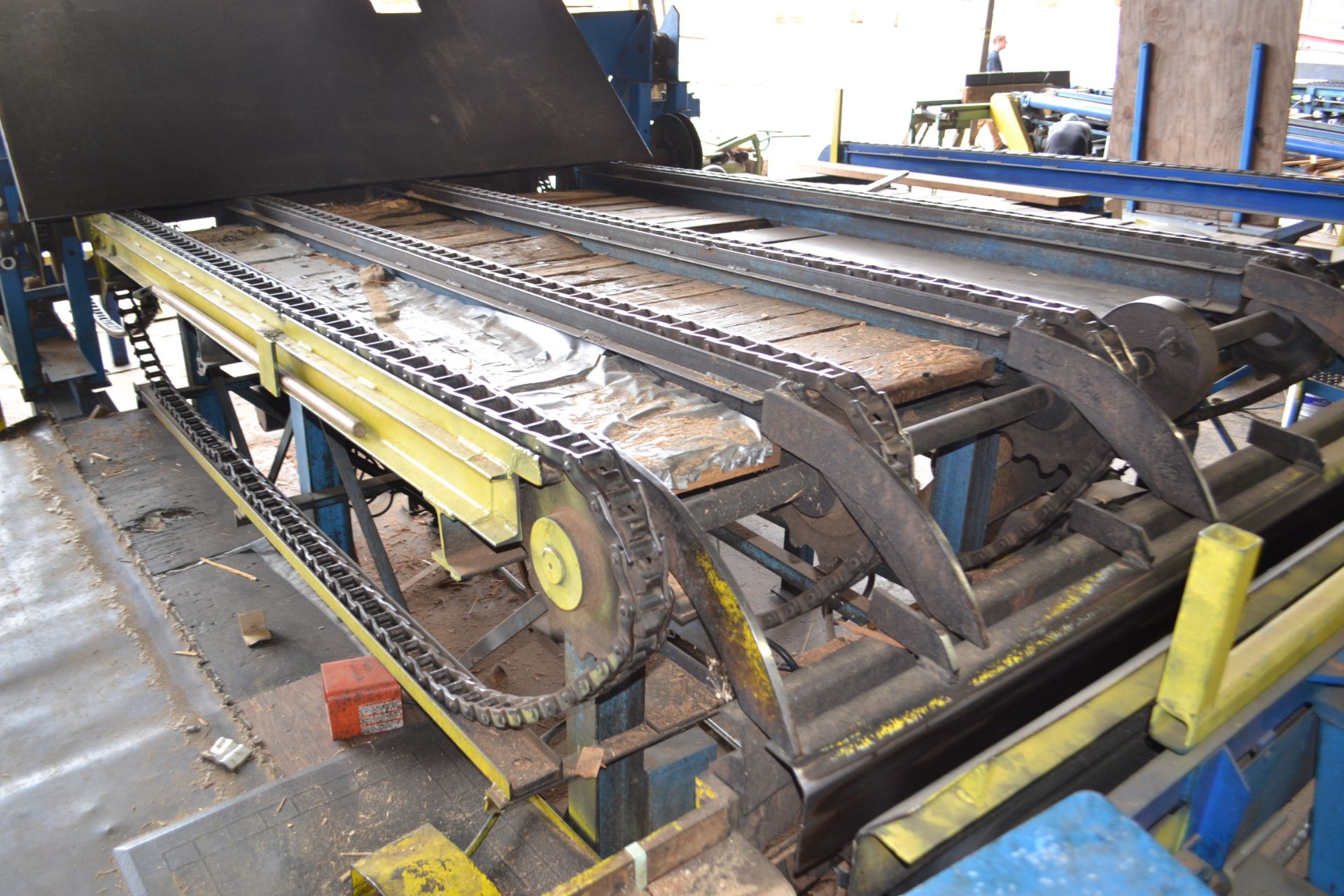 Moore Dry Kiln Company 3-Arm Chain Lumber Breakdown Hoist 6' wide 13' long - Image 5 of 5