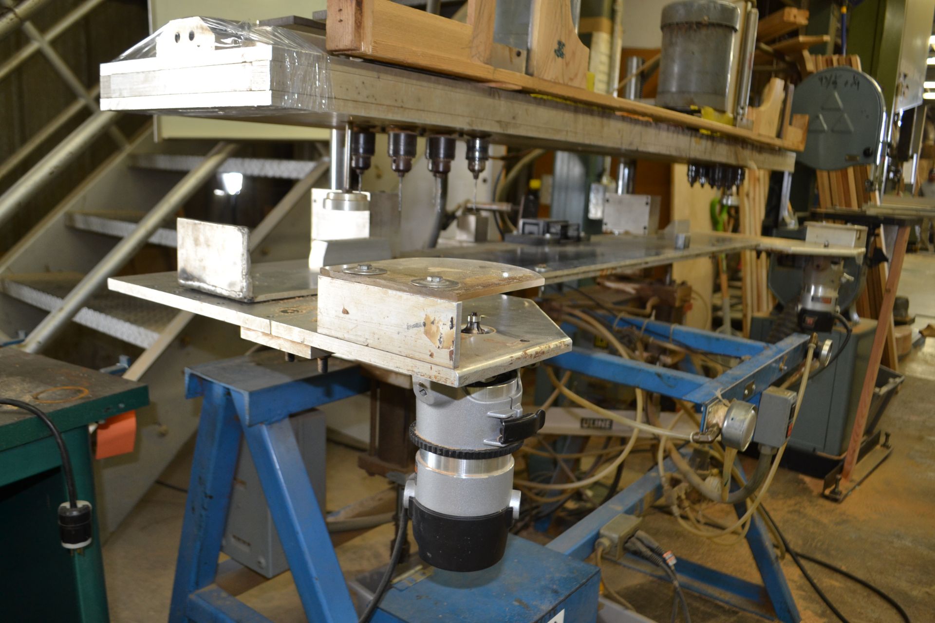 Shop Made Header Drilling and Router Station - Image 2 of 3