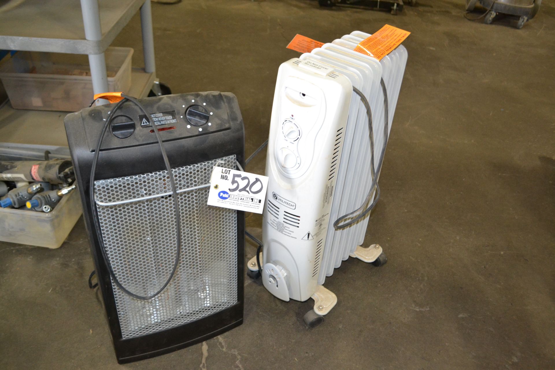 (2) Howard Berger Electric Space Heaters 120V, Ecotronic and Utilitech 1500W Space Heaters - Image 2 of 2
