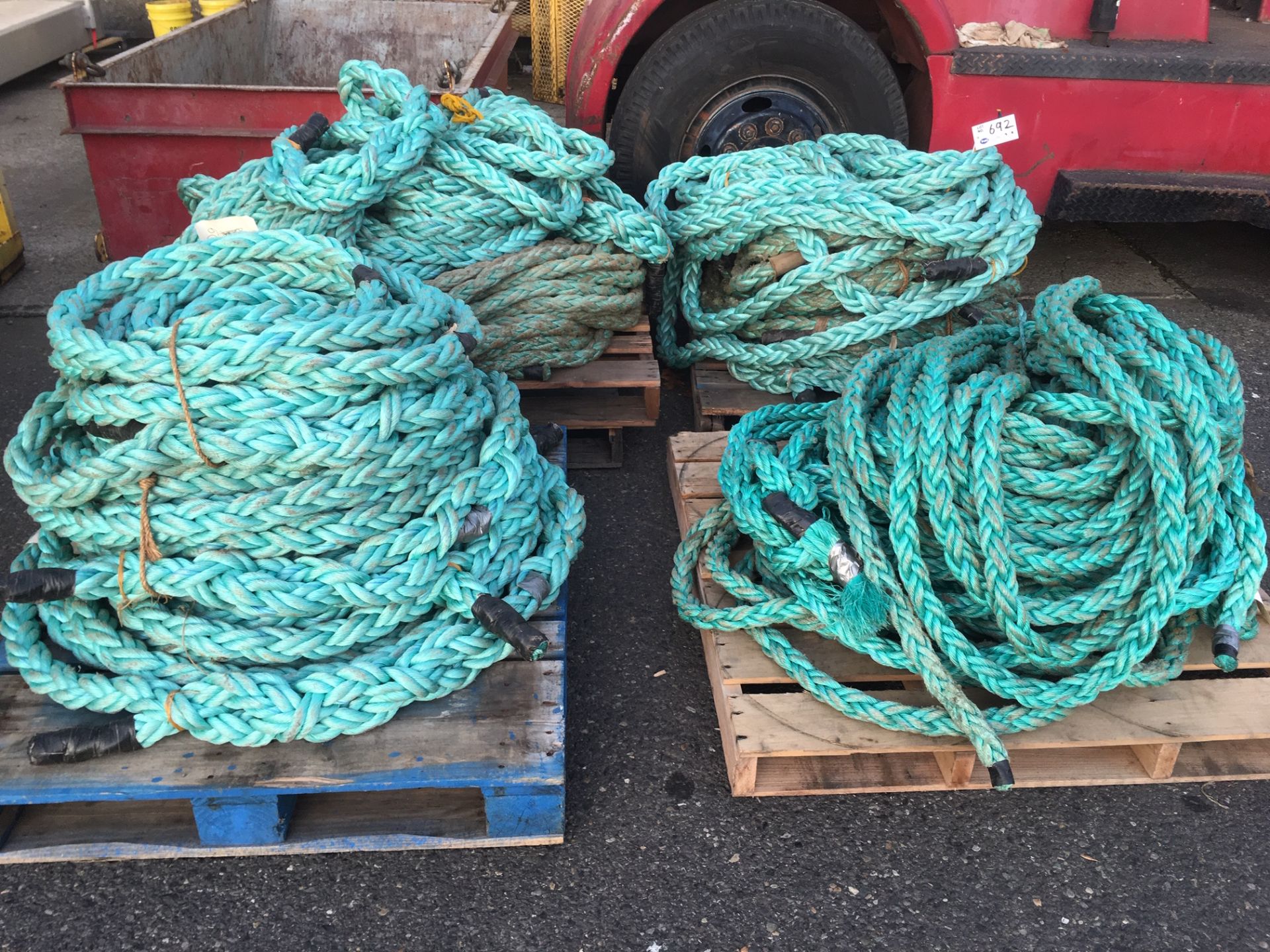 8-Braid Blue Steel Rope (4 Pallets total)