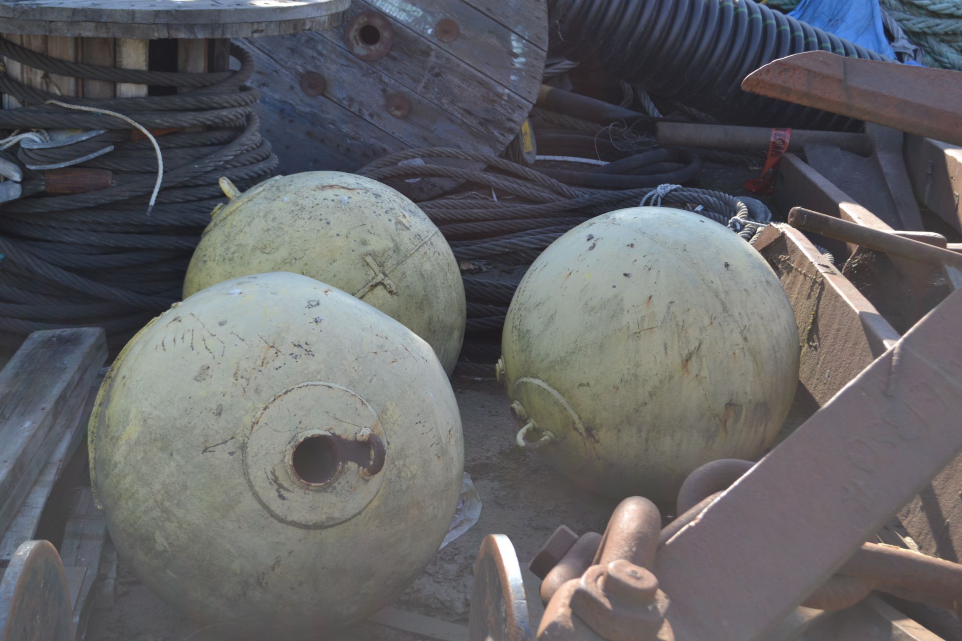 Approx (16) 28" Steel Crown Buoys - Image 3 of 3