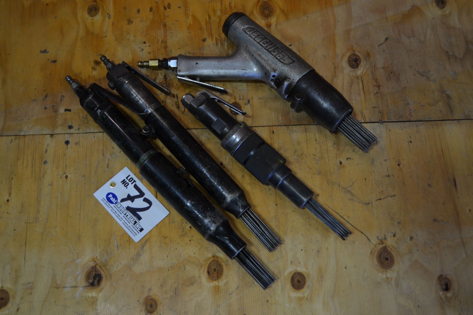 (4) Pneumatic Needle Scalers