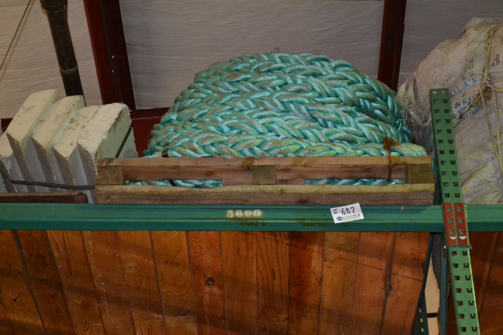 Blue Steel Rope Coil Approx 450'