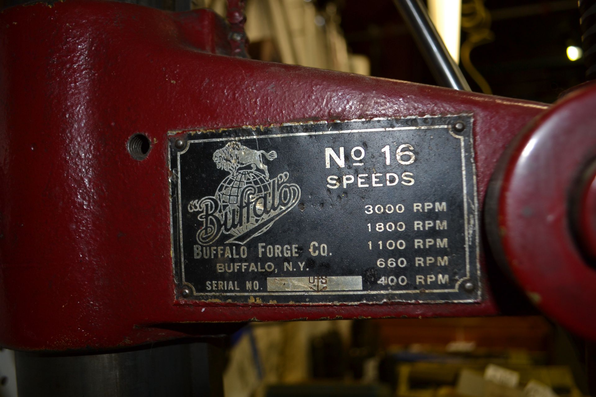 Buffalo No. 16 Variable Speed Drill Press - Image 3 of 3