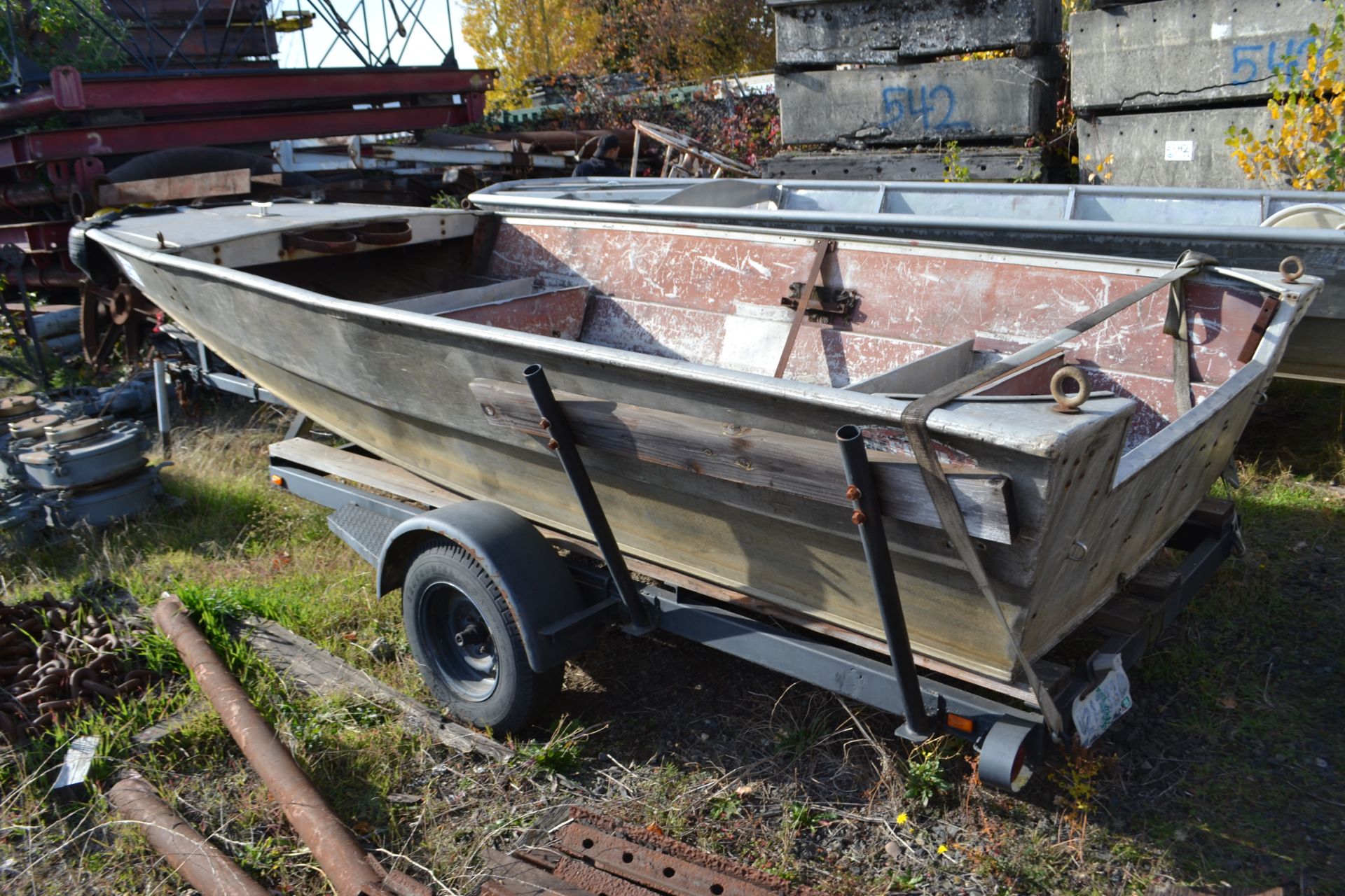 Gregor 18' Aluminum Boat with S/A Trailer - Image 3 of 4