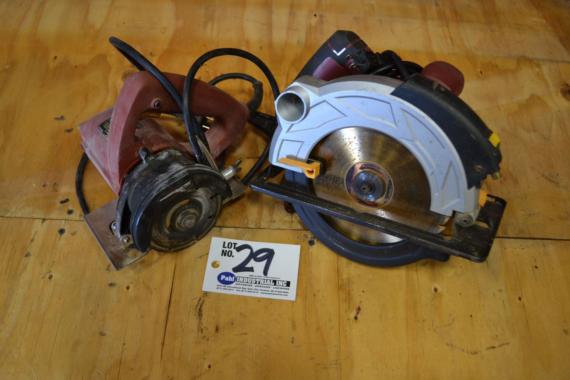 Chicago Electric 7.25" and 4" Circular Saws