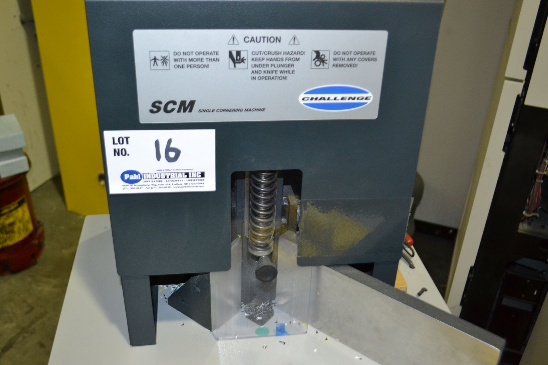 Challenge SCM Single Cornering Machine Model: cmc-431b Serial: 152647b - Image 2 of 3