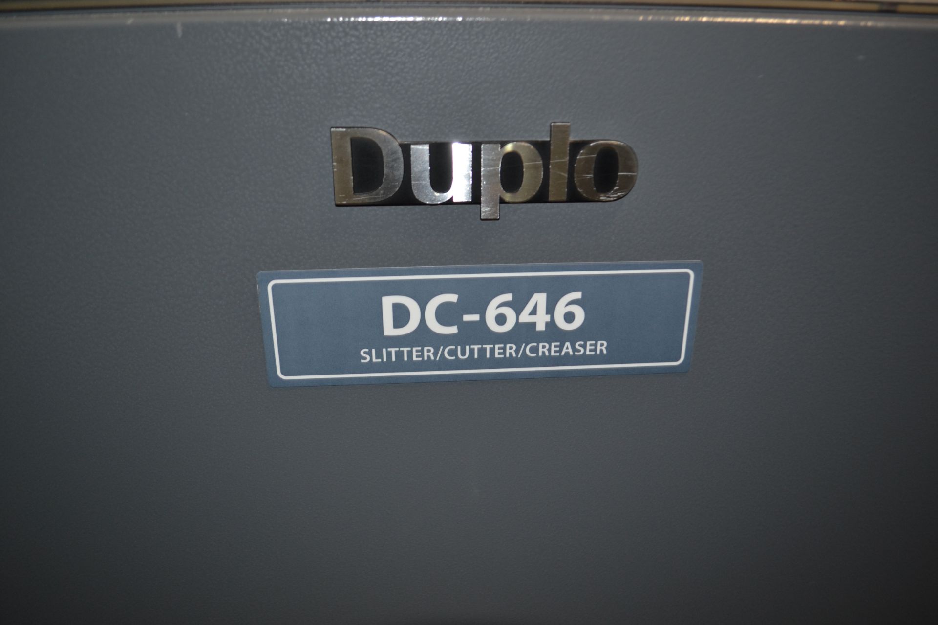 Duplo DC-646 Slitter/Cutter/Creaser Serial: 150453147 - Image 2 of 4