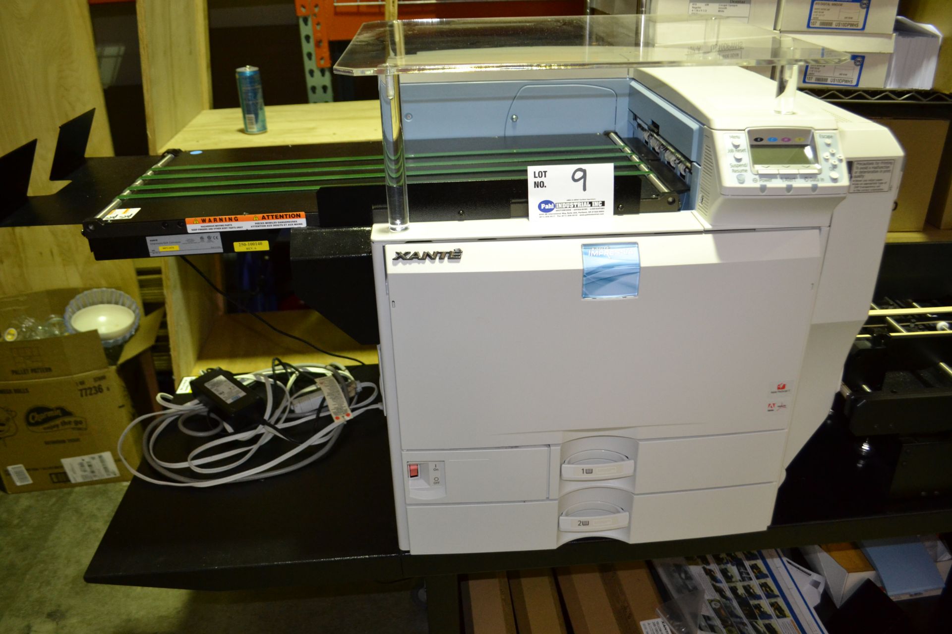 Xante Impressia Printer w/ Input-Output Conveyors Serial: s4876970043 - Image 2 of 4