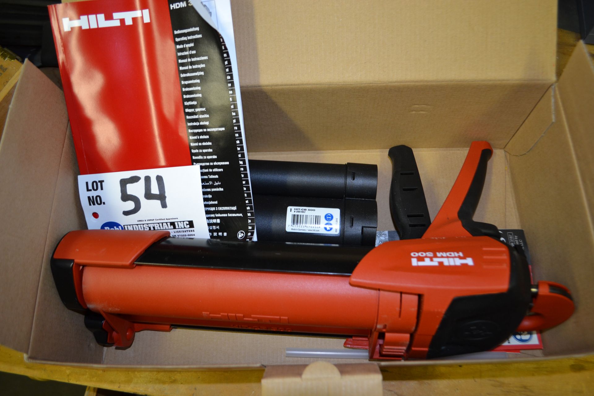 Hilti HDM500 Manual Dispenser