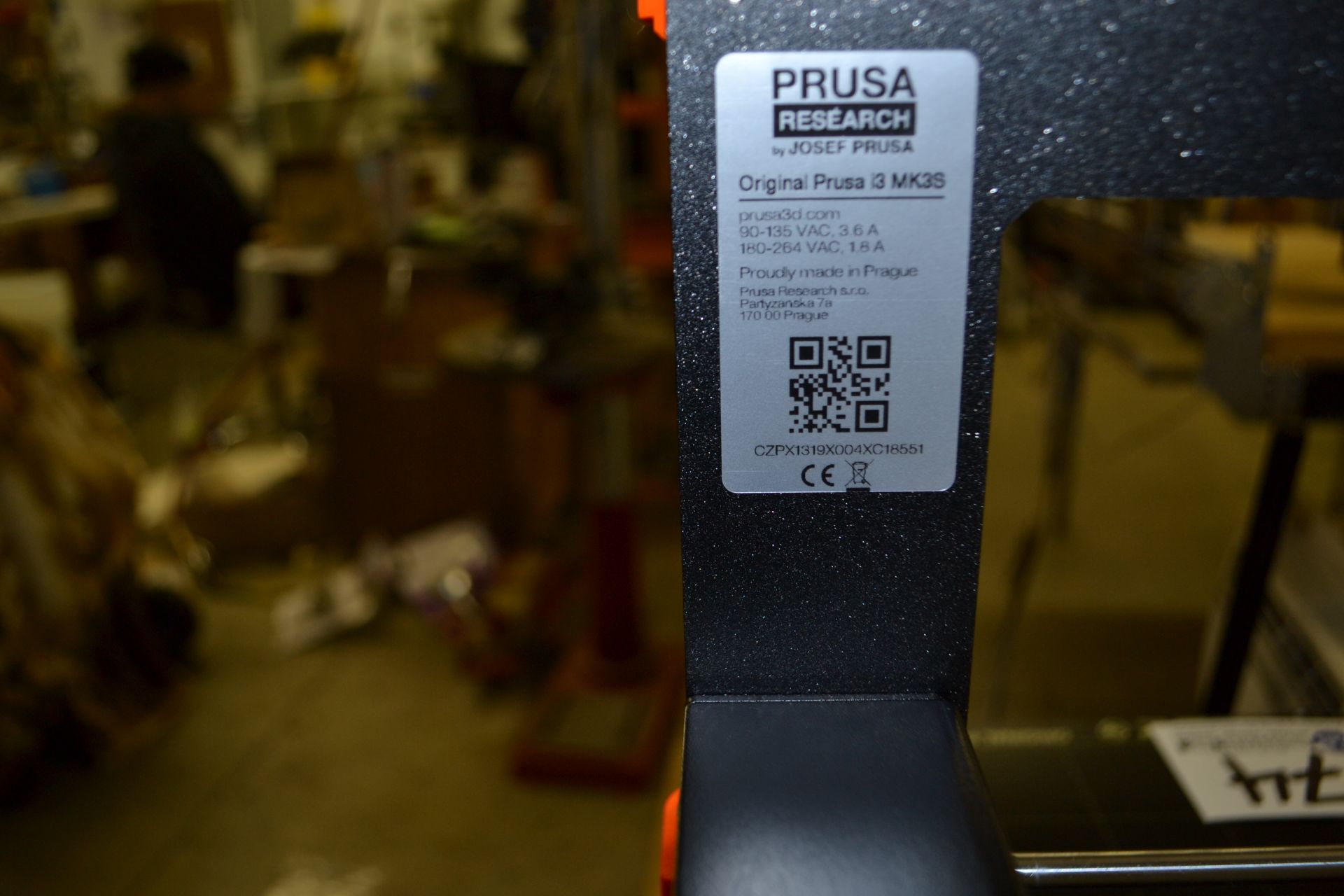 Original Prusa Research i3 MK3S 3D Printer "By Josef Prusa" - Image 3 of 4