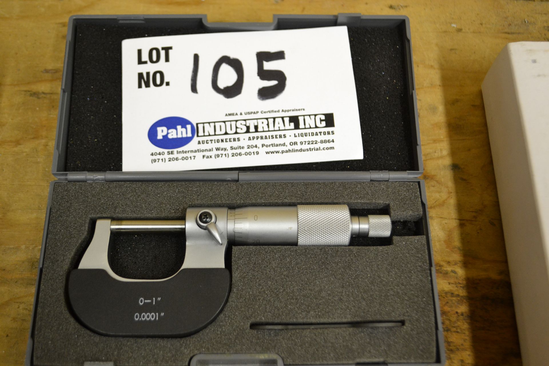 0-1'' OD Micrometer