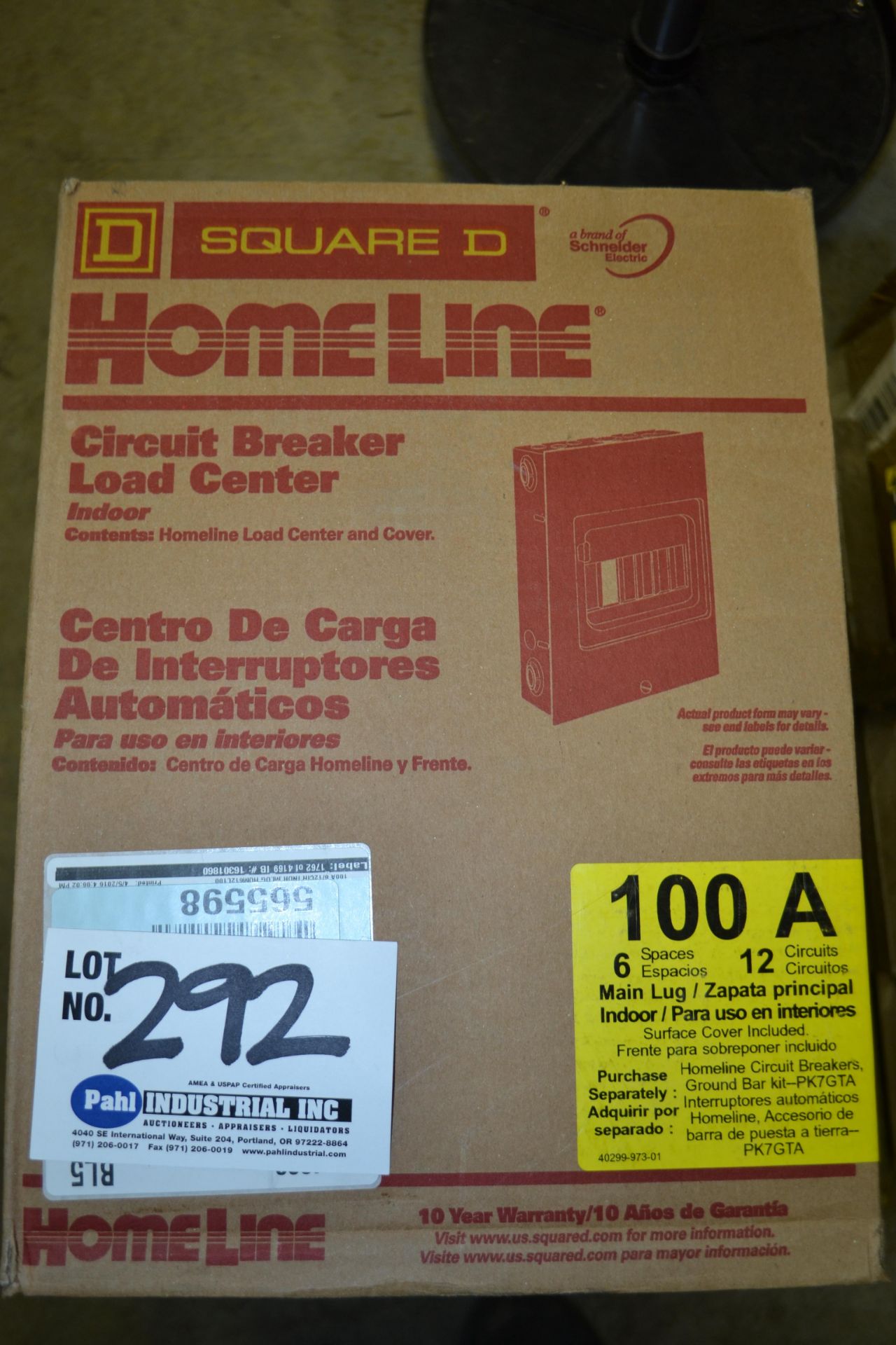 Square D Homeline Circuit Breaker Lead Center