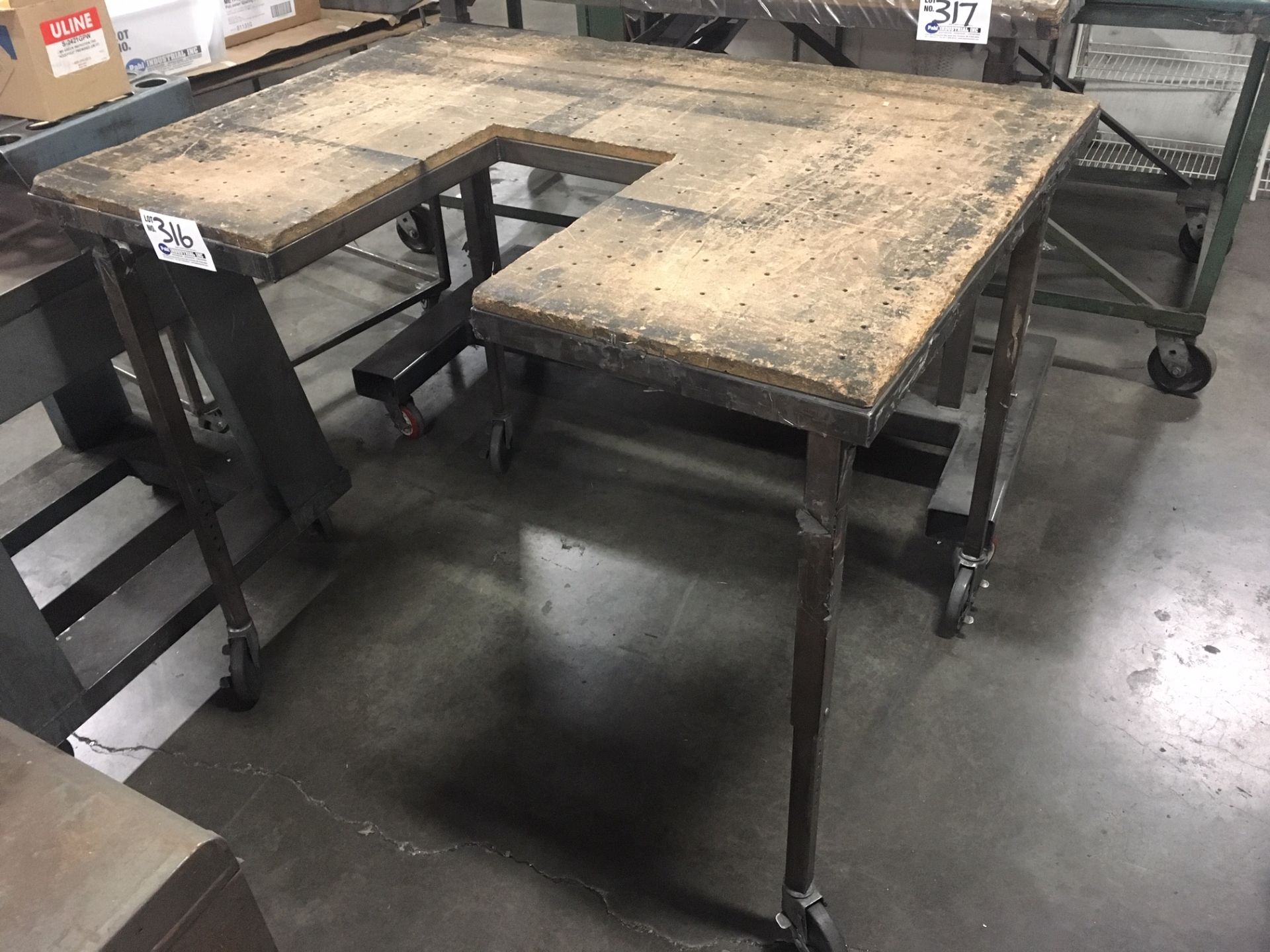 4' x 3' Layout Table on Casters