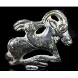 SCYTHIAN BRONZE MOUNT OF A RUNNING DEER