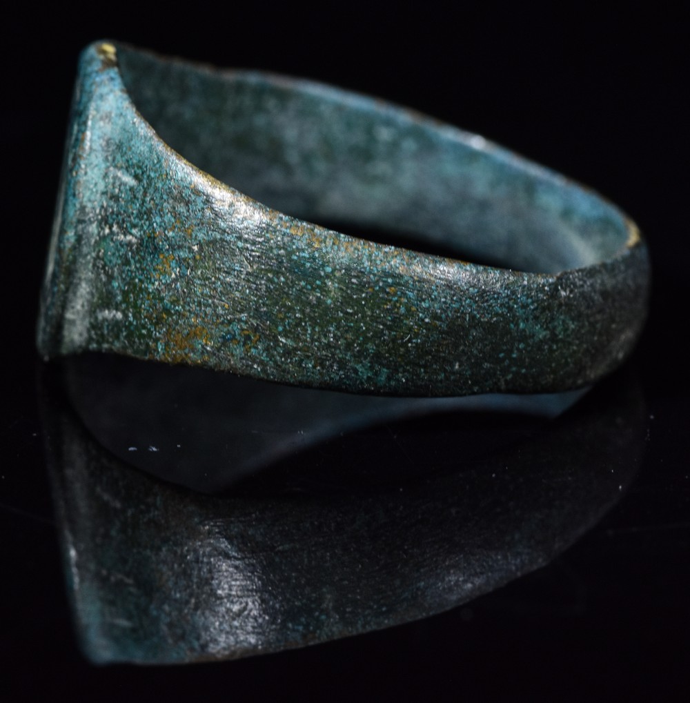 SAXON ERA BRONZE RING WITH EVIL EYE - Image 5 of 6