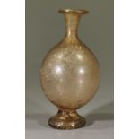 ROMAN CLEAR GLASS PERFUME BOTTLE