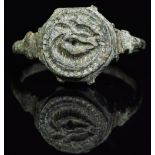 ROMANO-CELTIC BEAST RING