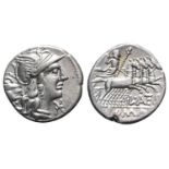 L. Saufeius, Rome, 152 BC. AR Denarius