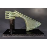 AMAZING BRONZE AGE SPIKED AXE HEAD