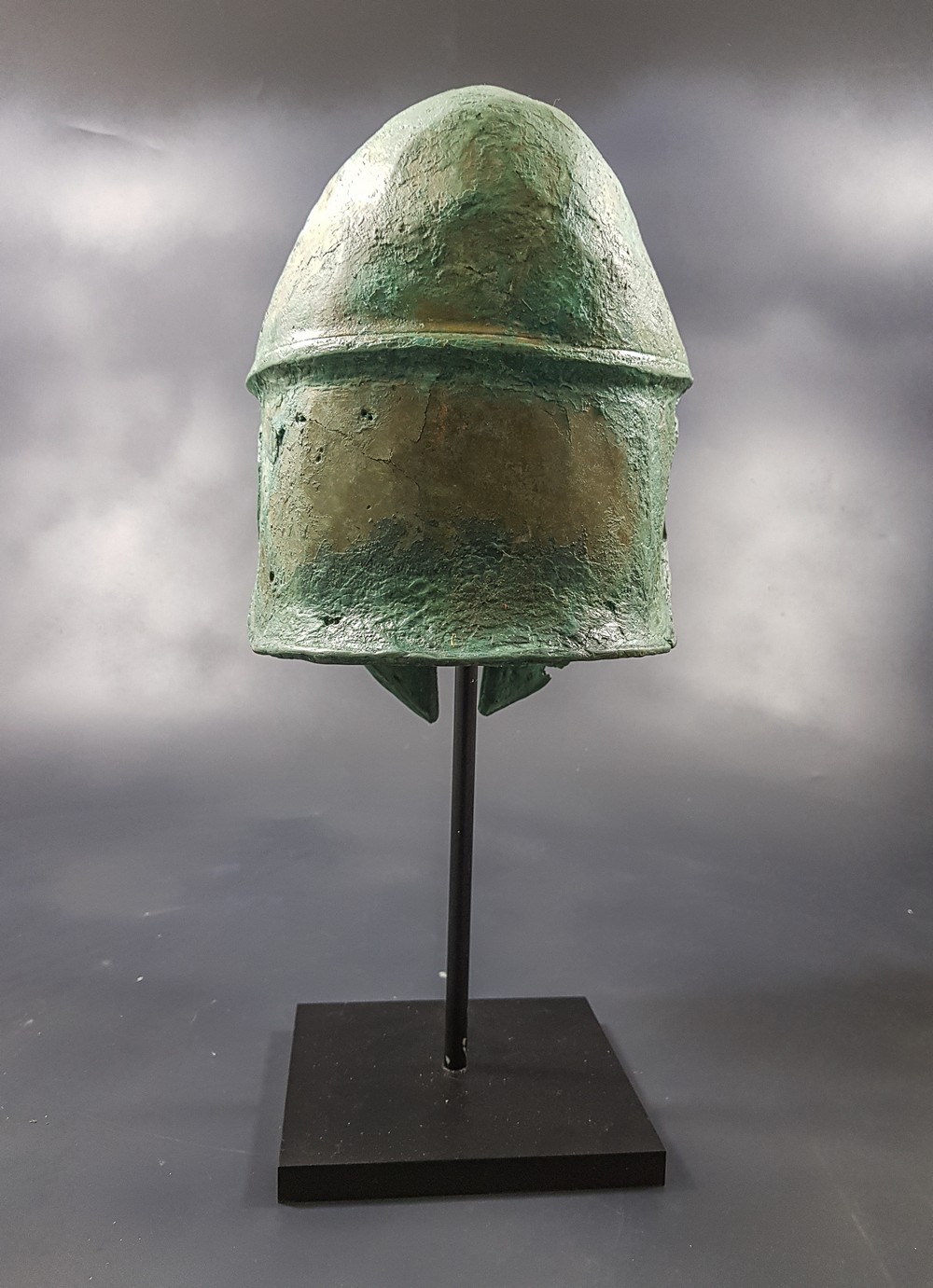 GREEK CORINTHIAN BRONZE HELMET - Image 6 of 18