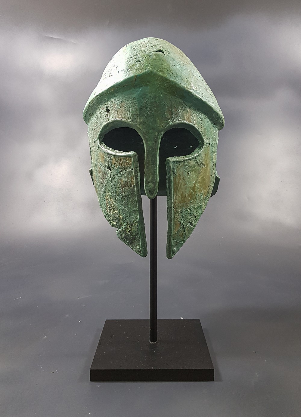 GREEK CORINTHIAN BRONZE HELMET - Image 10 of 18