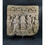 AMAZING GANDHARA SCHIST PANEL OF BUDDHA