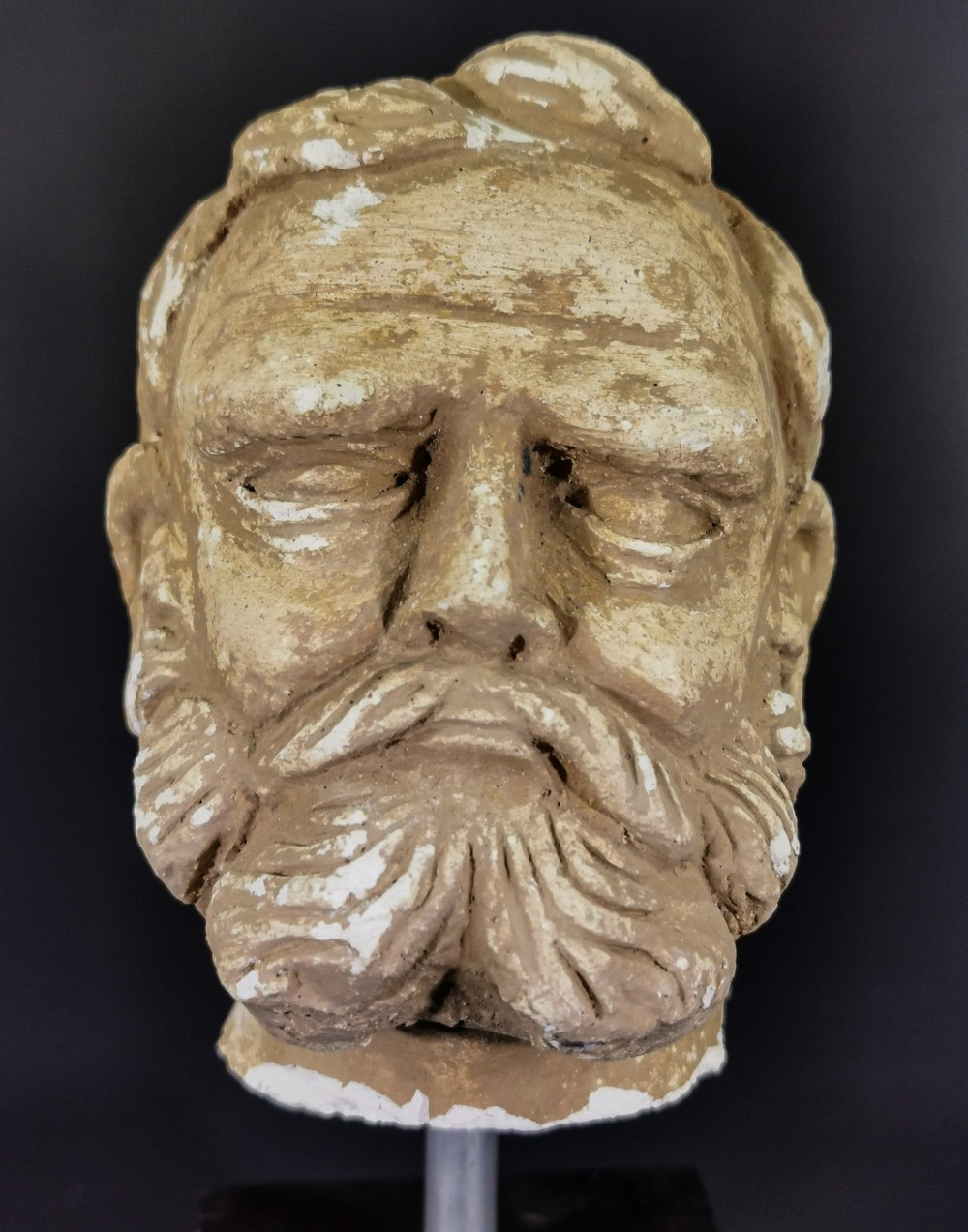 GANDHARA STUCCO HEAD OF A BEARDED MAN - Image 9 of 12