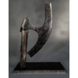 VIKING "DANISH" IRON BEARDED BATTLE AXE