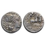 L. Antestius Gragulus, Rome, 136 BC. AR Denarius