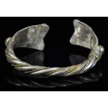 VIKING SILVER TWISTED BRACELET