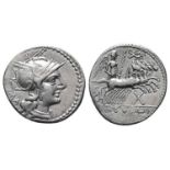 M. Tullius, Rome, 119 BC. AR Denarius