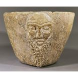 WESTERN ASIATIC ALABASTER LIBATION BOWL