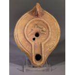 ROMAN TERRACOTTA OIL LAMP