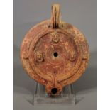 ROMAN TERRACOTTA OIL LAMP