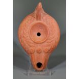 ROMAN TERRACOTTA OIL LAMP