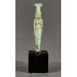 EGYPTIAN FAIENCE FIGURE OF ISIS