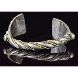 VIKING SILVER TWISTED BRACELET