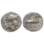 L. Antestius Gragulus, Rome, 136 BC. AR Denarius