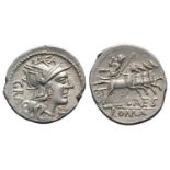 L. Antestius Gragulus, Rome, 136 BC. AR Denarius