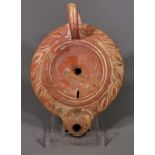 ROMAN TERRACOTTA OIL LAMP