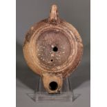 ROMAN TERRACOTTA OIL LAMP