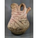 CYPRIOT PAINTED TERRACOTTA JUG