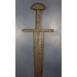 VERY RARE MEDIEVAL INGELRII SWORD - 20 known examples