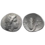 Southern Lucania, Metapontion, c. 325-275 BC. AR Stater
