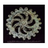 ROMAN OPEN WORK PLATE BROOCH