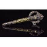 VIKING IRON CLOTH PIN WITH GOLD INLAY