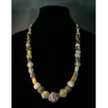 VIKING STONE BEADED NECKLACE