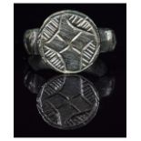 CRUSADERS BRONZE RING WITH STAR OF BETHLEHEM